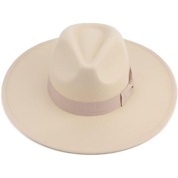 Big Wide Brim Women Fedora Hat main image 4